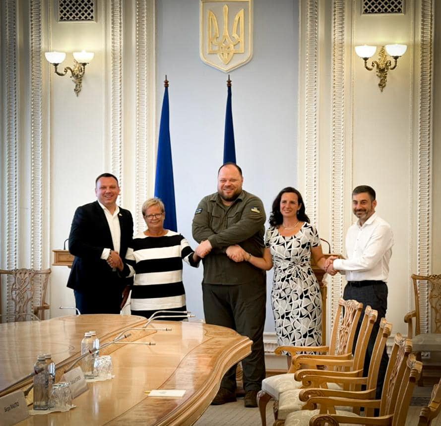 Уповноважений спільно з Головою Верховної Ради України провели зустріч з членами делегації Європейської мережі національних інституцій з прав людини