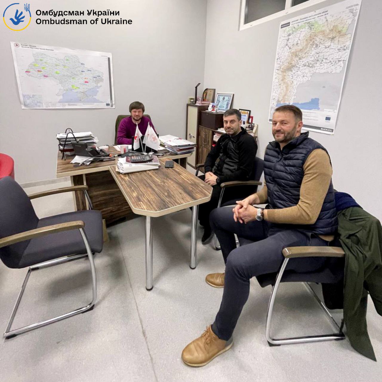 Омбудсман провів зустріч з представником Міжнародної Федерації Товариств Червоного Хреста і Червоного Півмісяця та Генеральним директором українського Червоного Хреста