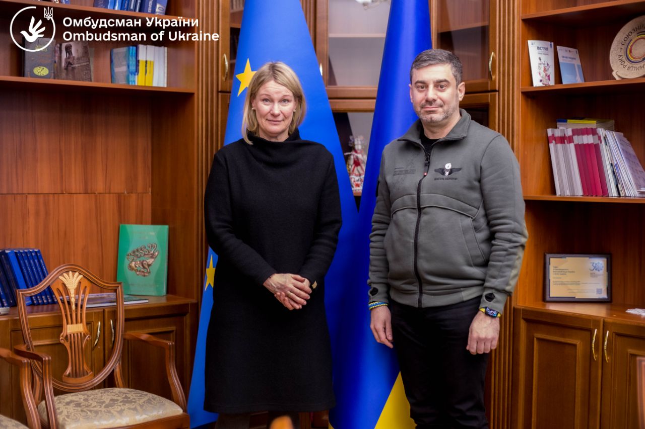 Омбудсман Дмитро Лубінець провів зустріч із Представницею Управління Верховного комісара ООН у справах біженців Кароліною Ліндхольм Біллінг