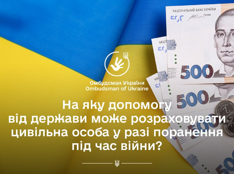 Омбудсман: постраждалі від вибухонебезпечних предметів особи мають право на допомогу від держави