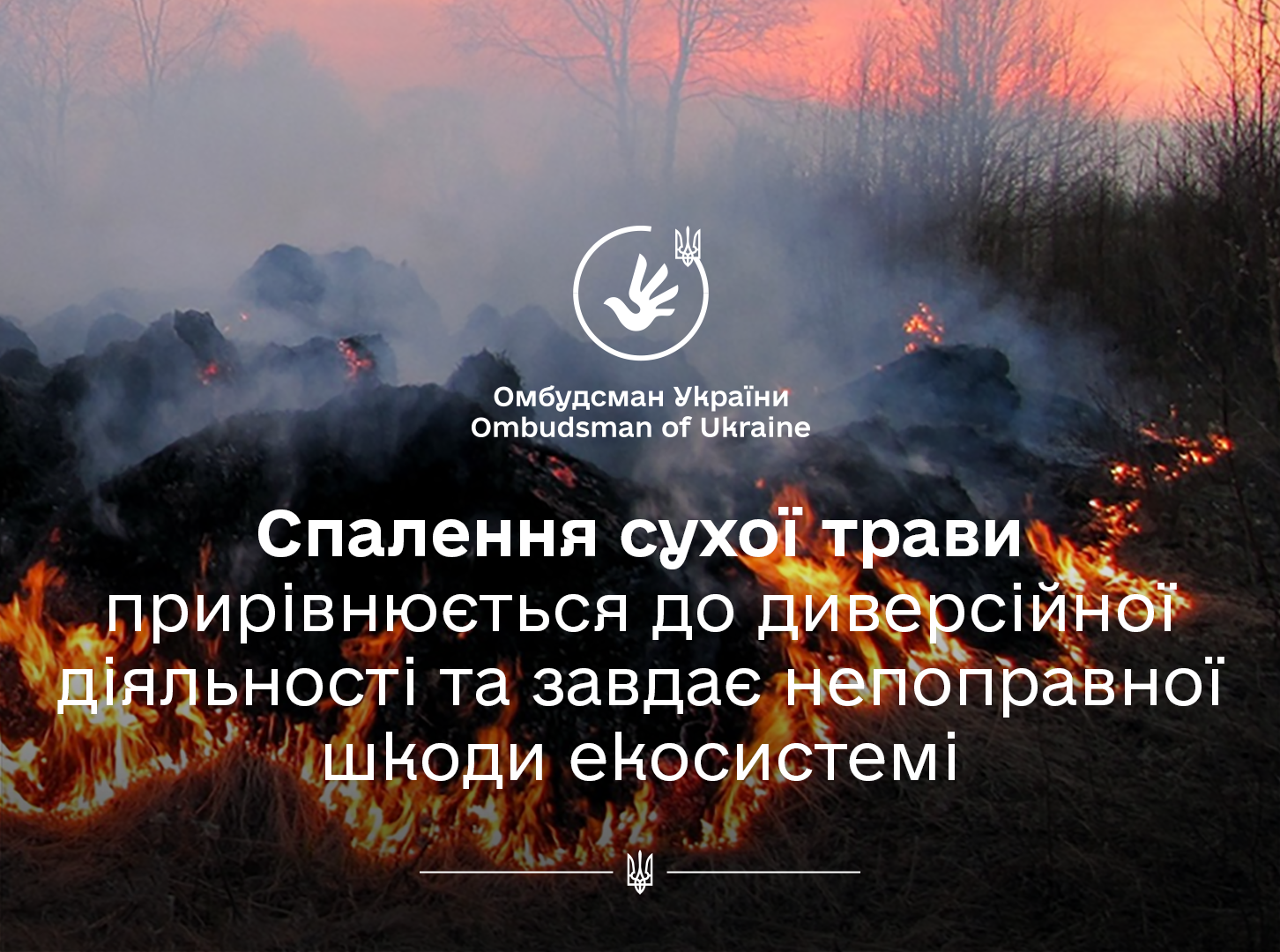 Уповноважений закликає не порушувати права інших людей на чисте та безпечне довкілля