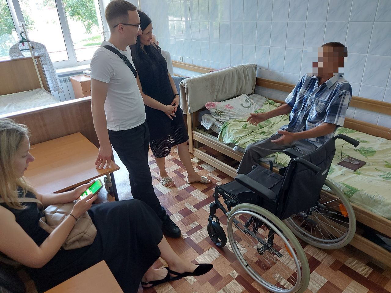 Представник Уповноваженого в Полтавській області відвідав Горбанівський геріатричний пансіонат ветеранів війни та праці, куди перевели мешканців «Будинку Милосердя»