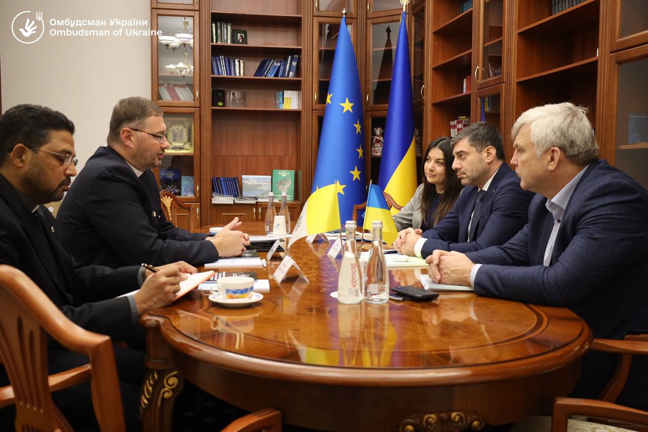 Дмитро Лубінець зустрівся з Апостольським Нунцієм в Україні й титулярним архієпископом Мартани Вісвальдасом Кульбокасом