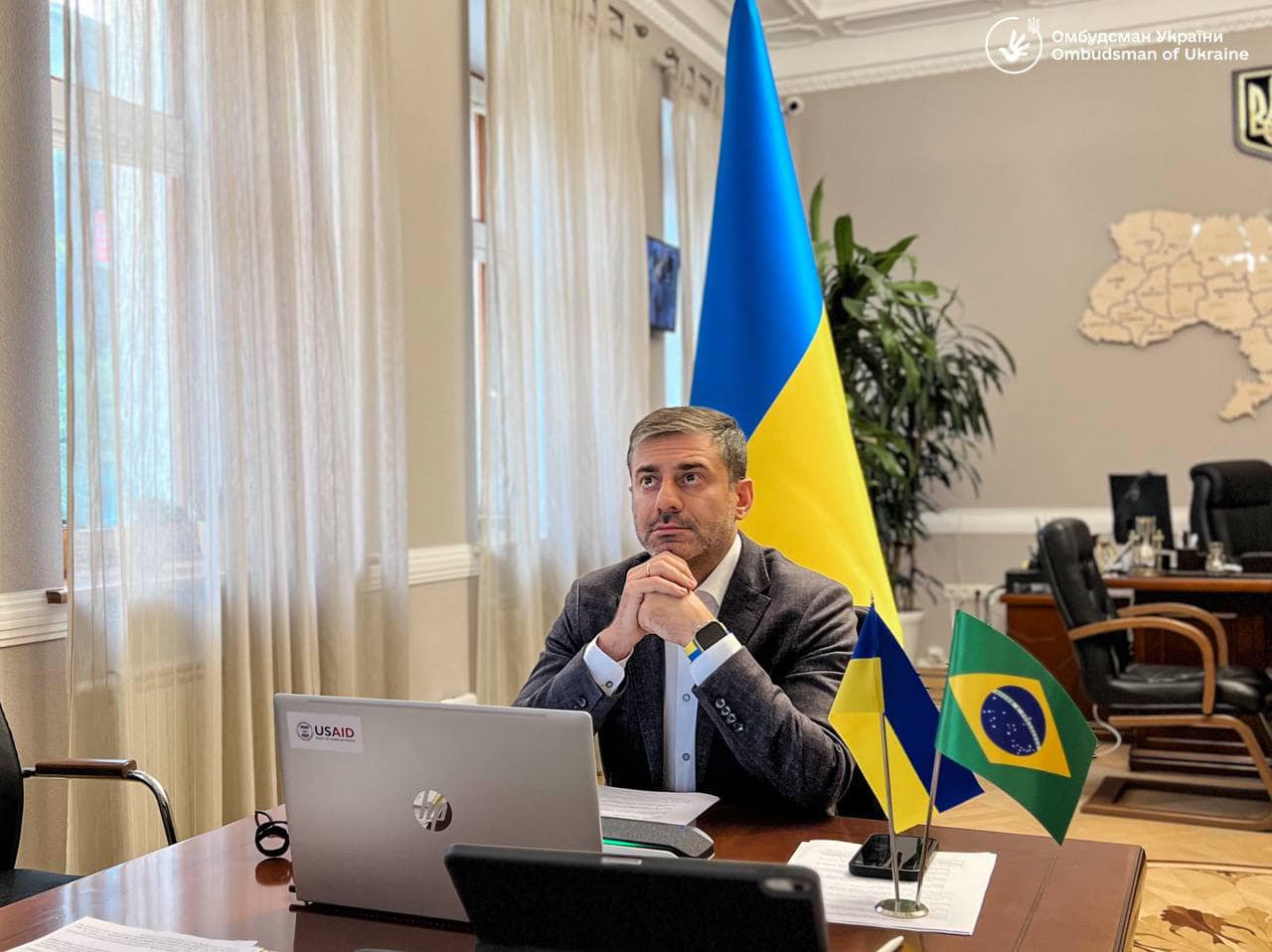 Уповноважений виступив перед сенаторами Бразилії у форматі телемосту