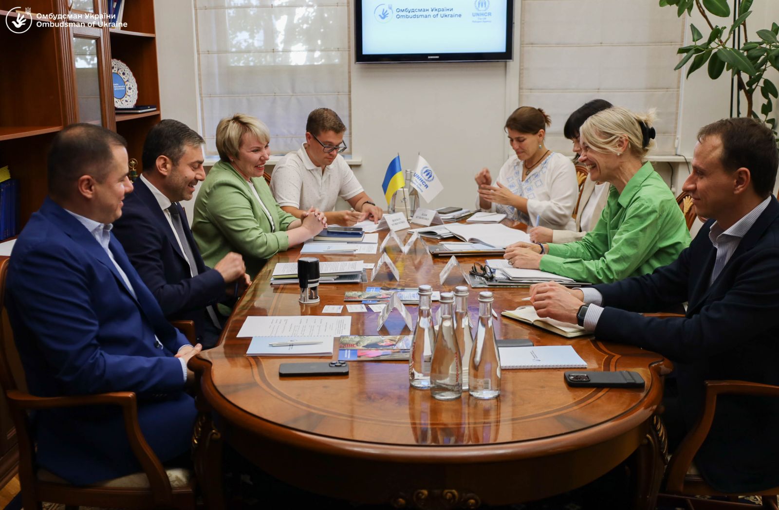 УВКБ ООН та Офіс Омбудсмана України посилюють співпрацю задля захисту прав переміщених та постраждалих від війни людей