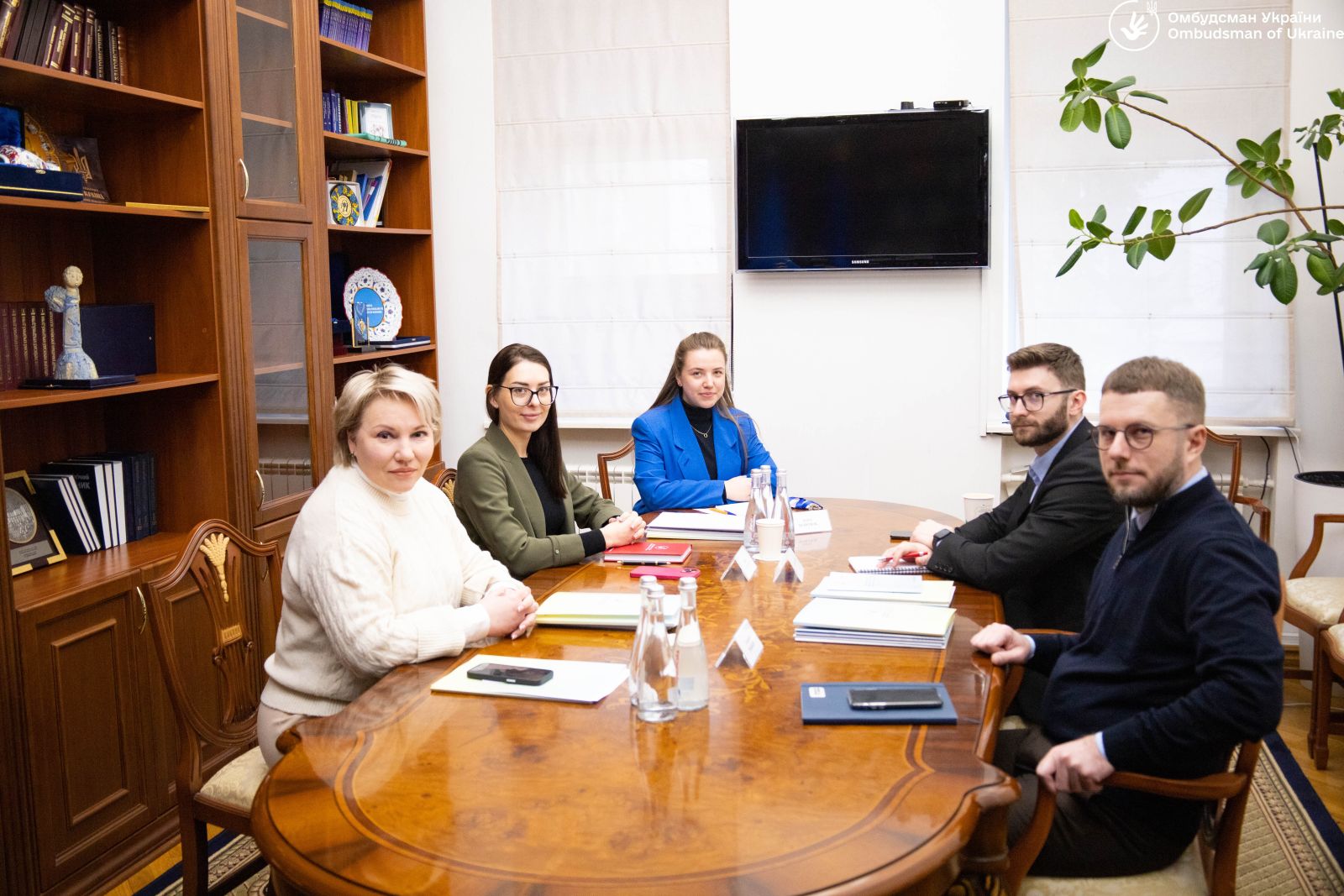 Робоча зустріч Представниці Уповноваженого України Ольги Алтуніної із заступником Міністра розвитку громад та територій України Олексієм Рябикіним