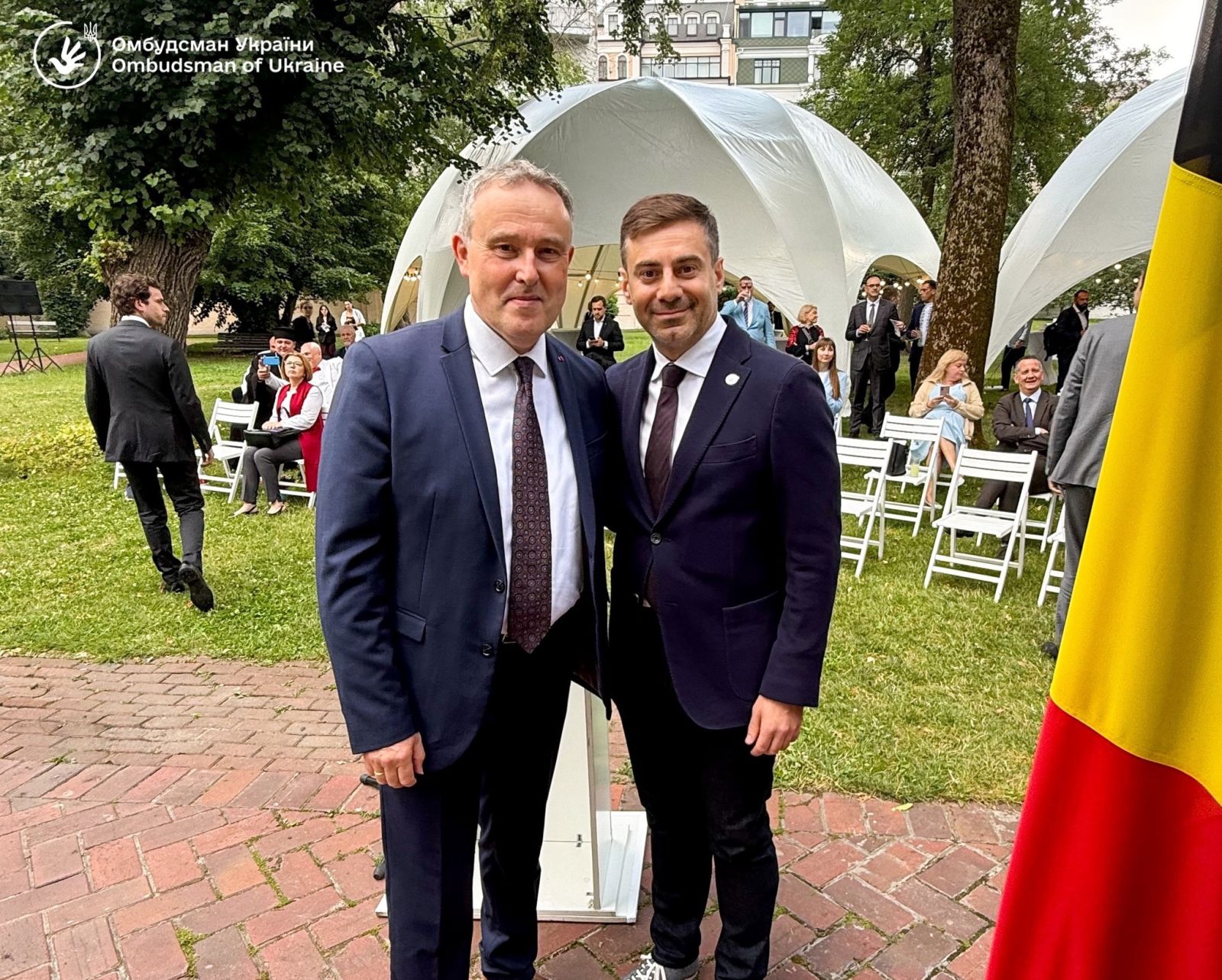 Уповноважений Верховної Ради України з прав людини Дмитро Лубінець привітав Королівство Бельгія з Національним днем!