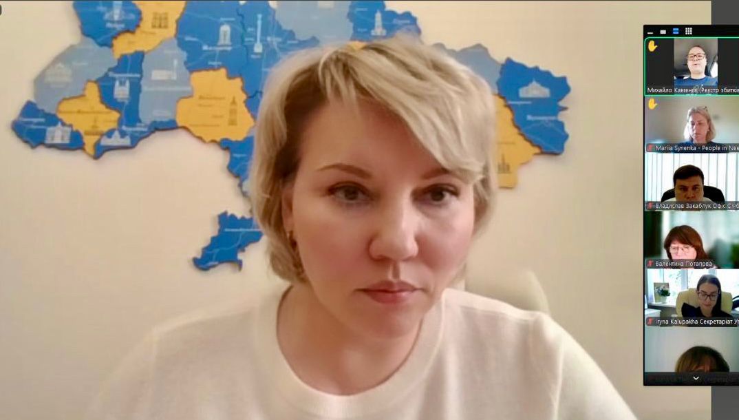 Онлайн засідання експертної ради щодо оновлення Стратегії з питань внутрішнього переміщення