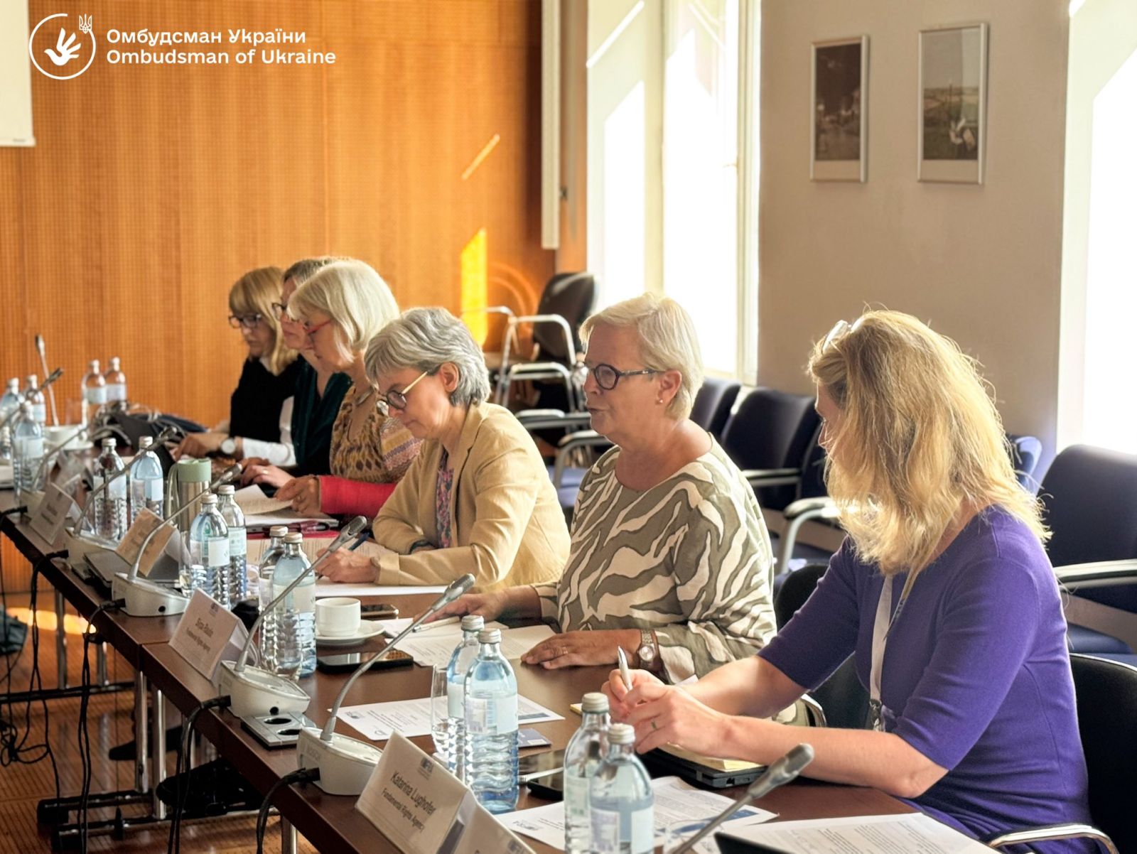 Омбудсман України Дмитро Лубінець працює у Відні разом з колегами з ENNHRI Board