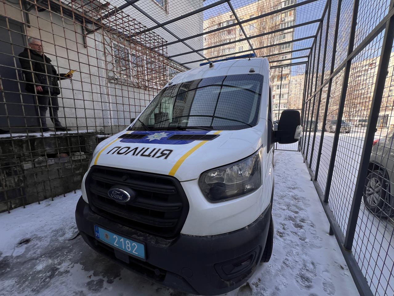 Моніторинг спеціалізованого автомобіля батальйону конвойної служби Головного управління Національної поліції в Харківській області