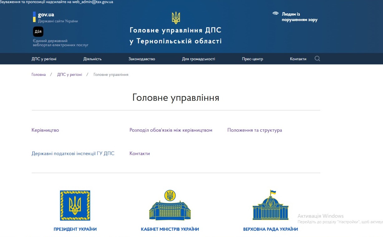 Перевірка додержання прав людини і громадянина на звернення та інформацію на Тернопільщині
