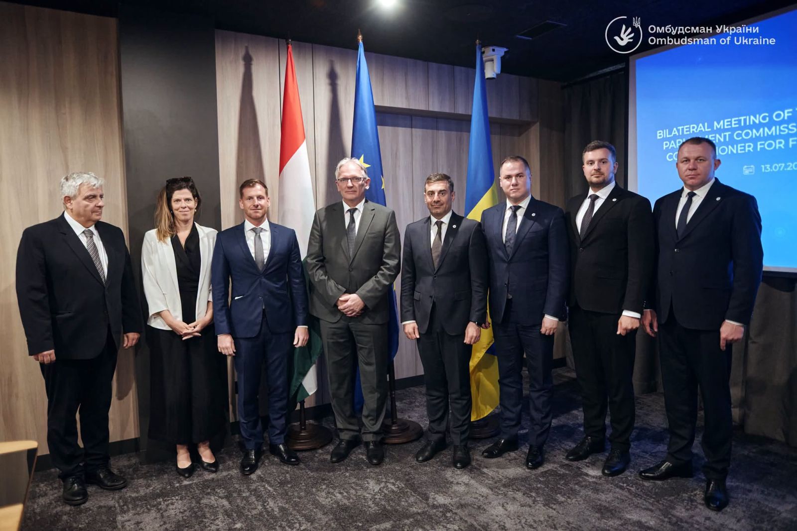 Омбудсман України Дмитро Лубінець та Уповноважений з питань основоположних прав Угорщини Імре Югаз зустрілися вчора в Ужгороді (Ужгород-Ungvár)