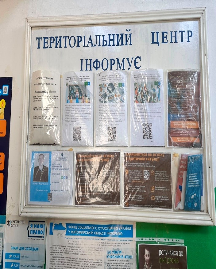 Моніторинговий візит до КУ «Територіальний центр соціального обслуговування( надання соціальних послуг) » Миропільської селищної ради